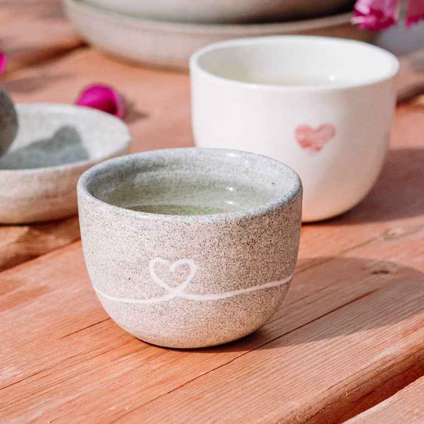 Petit gobelet ou mini tasse sans anse • Collection Galets