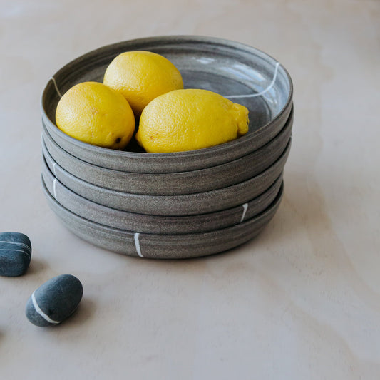 Assiette creuse galet Rimouski