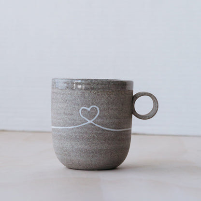 Tasse avec anse fait main (250 ml) • Collection Galets
