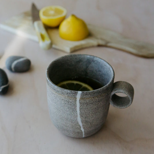 Tasse avec anse fait main (250 ml) • Collection Galets